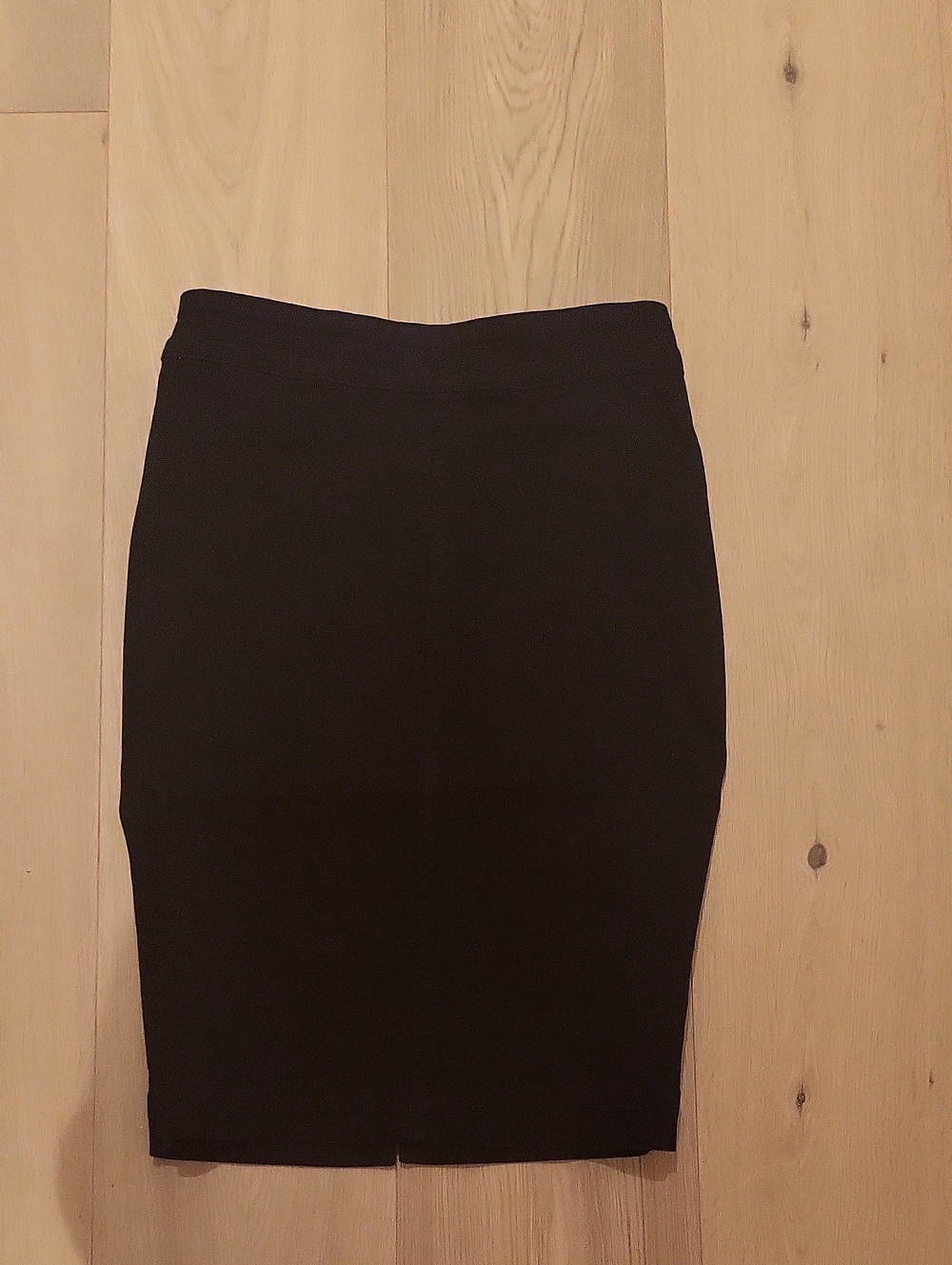 Classic Black Denim Pencil Skirt - Women's Sleek Workwear